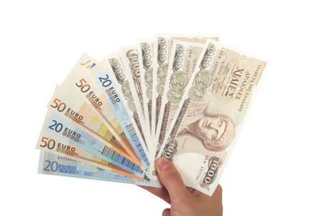 Search for specific features on banknotes. Altgriechisch 1000 Drachmen Banknoten Und Eurorechnungen Stockbild - Bild von fonds, getrennt ...