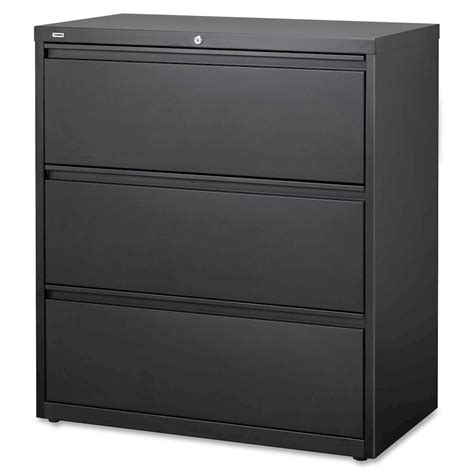 This lorell 2 drawer lateral file cabinet has what you need! Lorell 3-Drawer Black Lateral Files - 36" x 18.6" x 40.3 ...