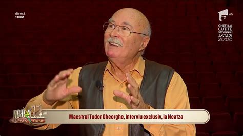 In ziua de azi, tot mai multi artisti se plang ca primesc pensii prea mici de la stat. Maestrul Tudor Gheorghe, interviu exclusiv, la Neatza cu ...