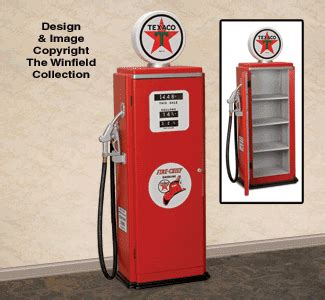 Cabinets, chests & buffet tables. New Items - Gas Pump Woodworking Plans | Gas pumps, Pumps ...