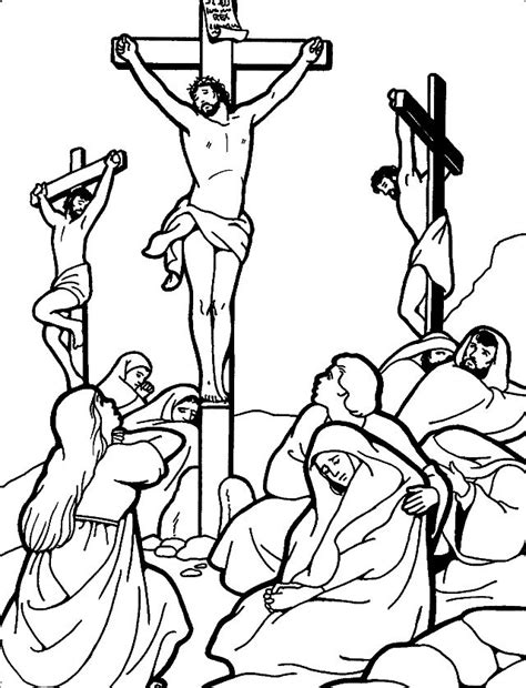 Want to see more easter stuff? Good Friday Coloring Pages - GetColoringPages.com