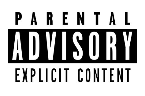 Parental Advisory logo and symbol, meaning, history, PNG
