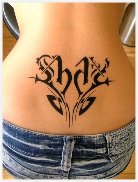 In the decade of 90s, golden period of tattoos was passing in the california. Black ink tribal tattoo on lower back for girls ...