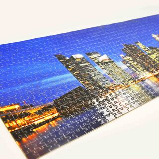 Create custom puzzles for adults or kids. 1000-Piece Panoramic Custom Puzzle with Photo and Text