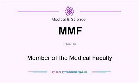 Acronym for guy foot fetish. MMF - Member of the Medical Faculty in Medical & Science ...