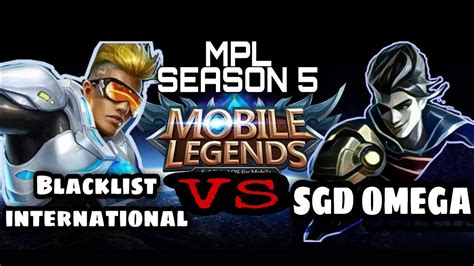 Before the grand finals, where blacklist international were awaiting their opponents, we would see the lower bracket final between evos legends and execration. MPL SEASON 5 BLACKLIST INTERNATIONAL VS SGD OMEGA GAME 1 ...