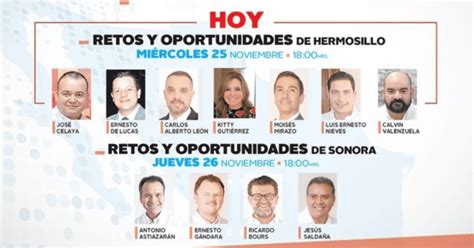 Escrito por el imparcial 24.08.2020. Foro de EL IMPARCIAL Retos y Oportunidades de Hermosillo ...