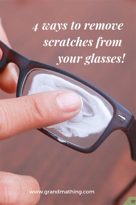 Sometimes dishwashing detergent leaves behind a chalky white film residue that does not immediately rinse clean. 4 ways to remove scratches from your glasses! | House ...