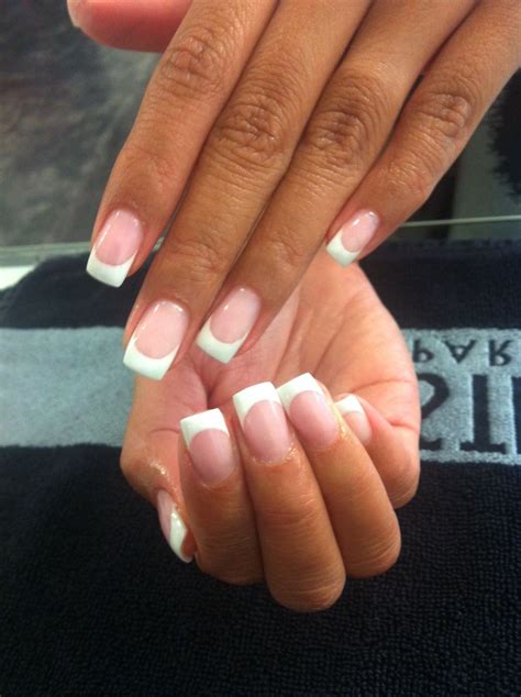 Home >> dress up games >> nail salon fashion. Classic French gel nails. | Trendy nails, Gel nails, Manicure