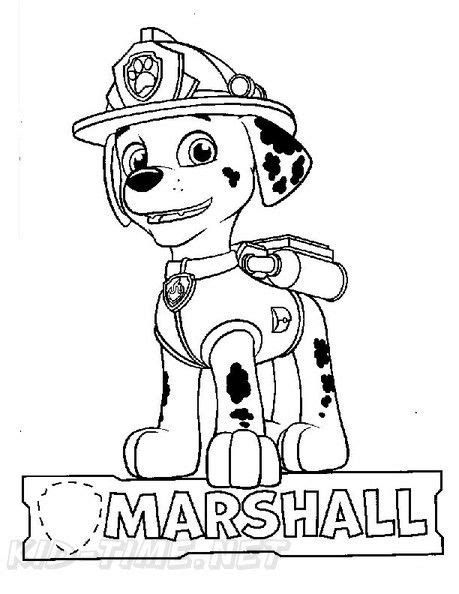 Top 25 free printable colorful cars coloring pages online. Paw Patrol Marshall Coloring Page in 2020 | Paw patrol ...