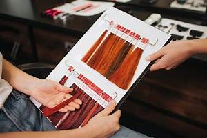 Premium Photo Hair Color Chart At Salon