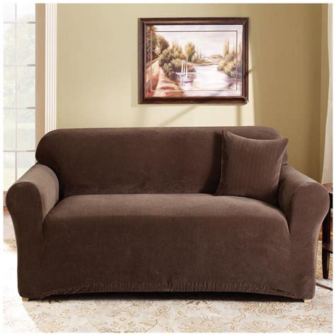 Buy products such as homcom small sofa couch futon with fold up bed and adjustable backrest, featuring modern design with chic suede, grey at walmart and save. Sure Fit Slipcovers Outlet | Cheap sofa beds, Leather sofa ...