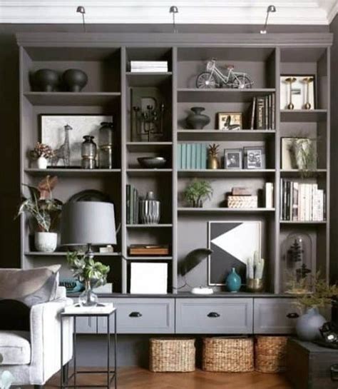Ikea's beloved bestseller the billy bookcase is turning 40, and we're celebrating with a roundup of the best ways to hack it. 32 Latest Ikea Billy Bookcase Design Ideas For Limited ...