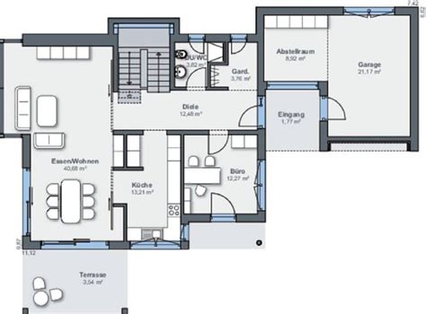 Wir optimieren die grundrisse ihrer wohn. Grundriss Einfamilienhaus mit Garage Fertighaus City Life ...