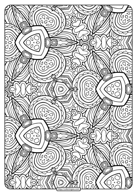 Now you needn't do that anymore. Printable Abstract Pattern Adult Coloring Pages-02