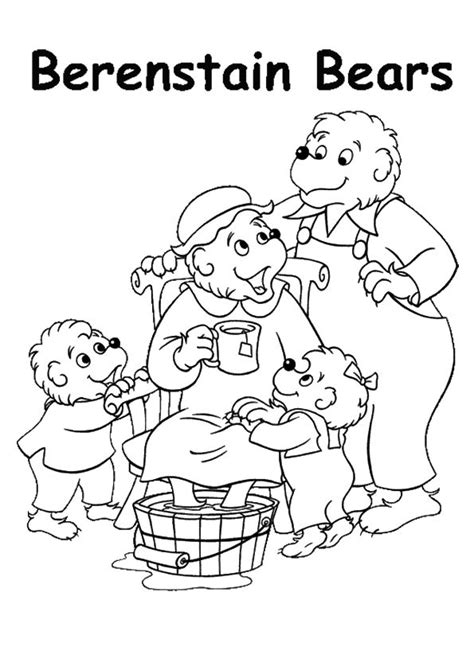 Community helpers activities for kindergarten featuring firemen use this printable set to learn the 'five little firefighters' song. Berenstain Bears in Treehouse Coloring Page - Free ...