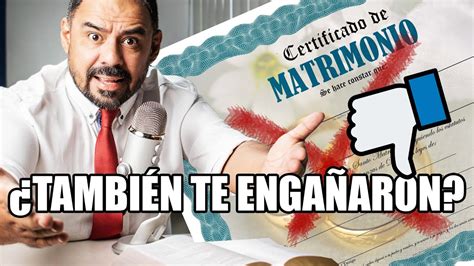 Jul 17, 2020 · certificado de matrimonio gratis online por internet se puede decir que esta es la forma más segura de garantizar que los trámites serán gratuitos. NO NECESITAS UN CERTIFICADO DE MATRIMONIO... ¿O SÍ? - YouTube