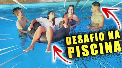 Desafio da piscina com as minhas amigas. MENINOS vs MENINAS NO DESAFIO DA PISCINA GELADA! - YouTube