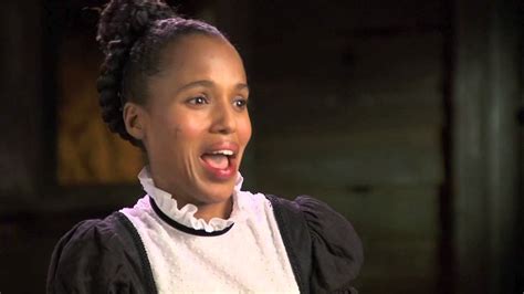 When kerry washington arrived at this week's metropolitan gala with punky purple streaks in her hair, she shocked some people. DJANGO UNCHAINED - "Kerry Washington talks about the movie ...