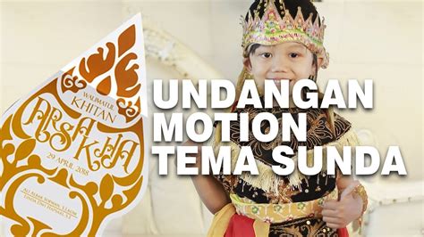 The two can work together as well: Undangan Motion tema sunda menggunakan template AE (after ...