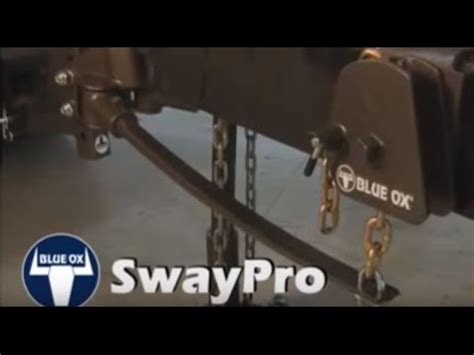 I'm looking at getting a blue ox sway pro hitch for it. Blue Ox SwayPro Weight Distribution Hitch Towing - YouTube