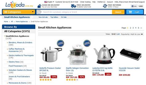 Saat membelinya secara online, anda butuh usaha ekstra untuk memastikan bahwa barang elektronik second tersebut masih dalam kondisi. Beli Perkakas Dapur Secara Online Di Lazada Malaysia