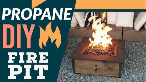 A square fire pit may be the easiest to build. Cheap DIY Propane Fire Pit - Step By Step Instructions ...