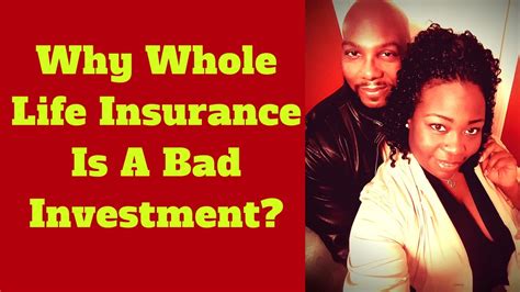 Whole life insurance can certainly be a place you choose to save money with the intention of it growing into some amount larger than the premiums you paid. Why Whole Life Insurance Is A Bad Investment | How Whole Life Insurance "REALLY" Works! - YouTube