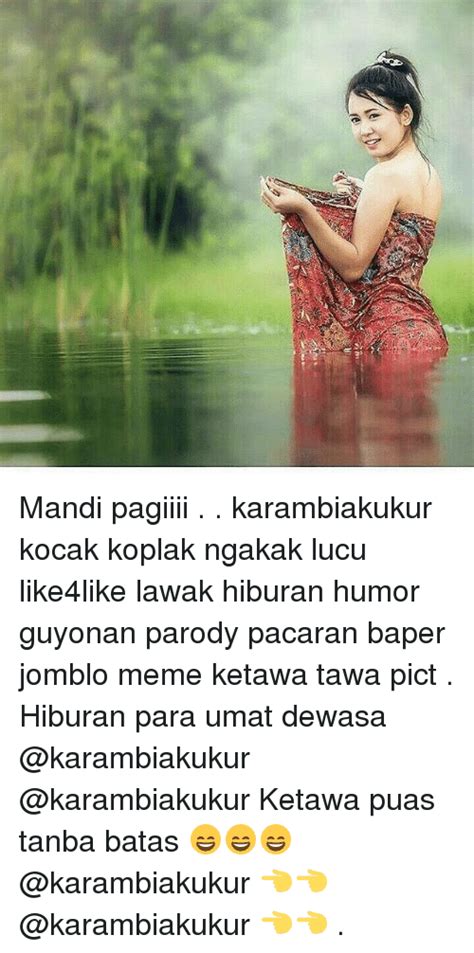 Aja dadi pengecut kaya upil sing umpetan ning ngisor meja. Humor Kocak Lucu Ngakak