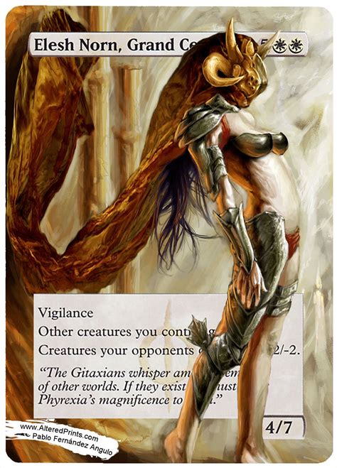 Maybe you would like to learn more about one of these? Elesh Norn, Grand Cenobite - MTG Altered Art. Brandon's fav! | Mtg altered | Pinterest | Mtg ...