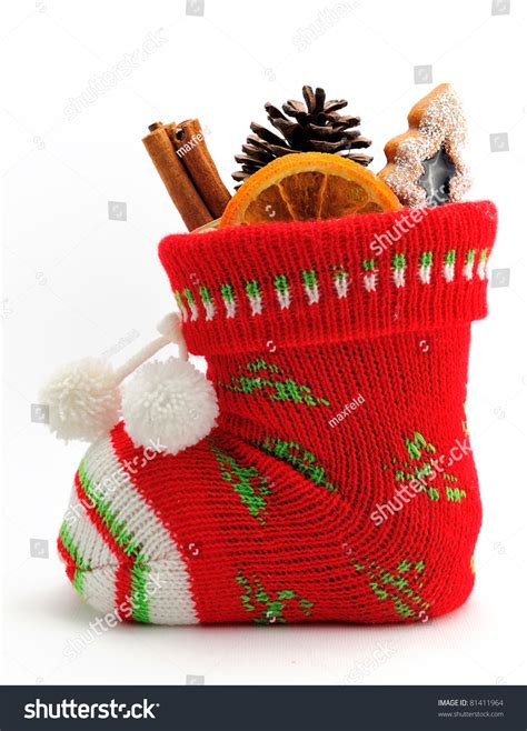 21 ideas for candy filled christmas stockings wholesale. Christmas Stocking Stuffed With Candy, Fruit, Cinnamon ...