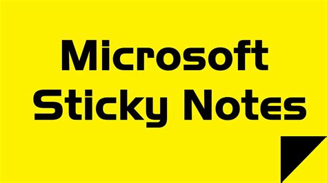 More than 5647 downloads this month. Microsoft Sticky Notes for Windows 10 - YouTube