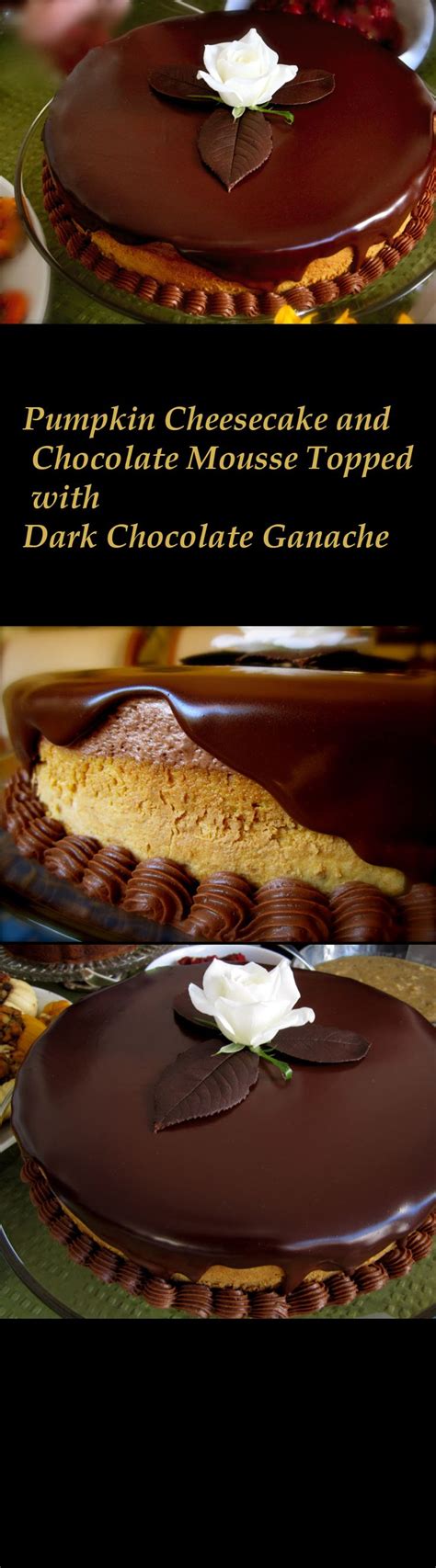 Cut the chocolate into small pieces and then stir into the hot pumpkin mixture until it has melted and is completely incorporated. RECIPE: Pumpkin Cheesecake and Chocolate Mousse Topped ...
