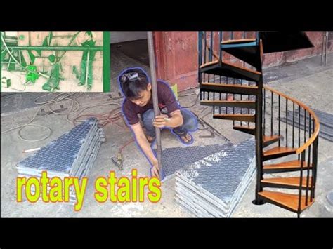 Desain tangga rumah sempit sederhana yang pertama kali ini bisa anda coba adalah menggunakan bentuk spiral. cara membuat TANGGA PUTAR spiral stairs || rotary stairs ...