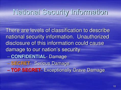 They allow the parties to share sensitive information without fear that it will end up in the hands of competitors. PPT - Virginia Army National Guard Personnel Security PowerPoint Presentation - ID:805793