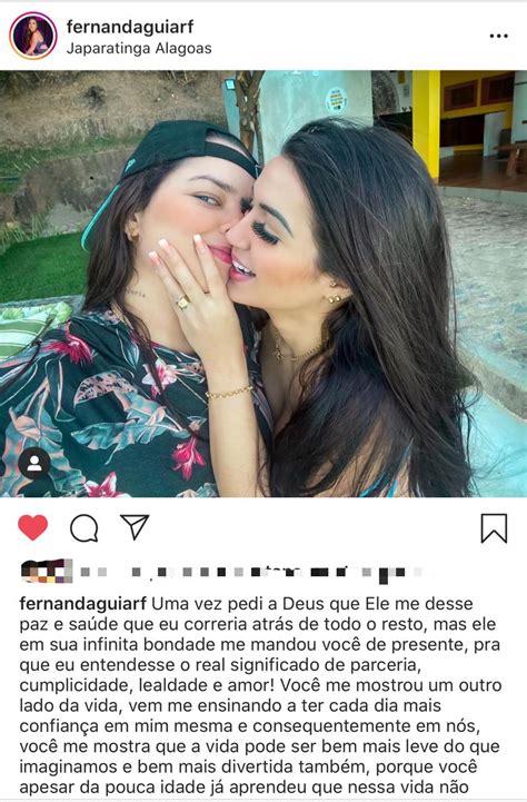 Seis meses após casamento, maria clara e fernanda aguiar anunciam separação cantora sertaneja afirmou nas redes sociais que a amizade entre as duas permanece ela garantiu não se arrepender do relacionamento e desejou felicidades à influenciadora Piauiense Fernanda Aguiar assume namoro com a cantora ...