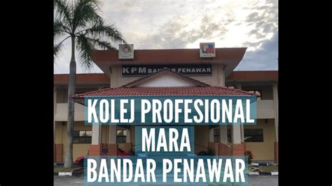 Kolej dilengkapai dengan prasarana yang lengkap untuk kemudahan pengajaran dan pembelajaran. KOLEJ PROFESIONAL MARA BANDAR PENAWAR - YouTube