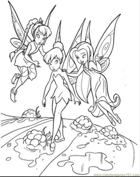 Tinker bell is a very cute little working angel from the peter pan story. Printable Coloring Pages Tinkerbell Fairies - Coloring Home