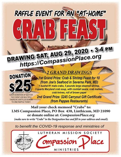 Social integration · online festivals · set up in minutes Aug 29 | Raffle Event for an "At-Home" Crab Feast | Bel ...