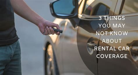 It usually covers damages to the car and, in some cases, injury to yourself and the passengers. 3 Things You May Not Know About Rental Car Coverage - Par Insurance