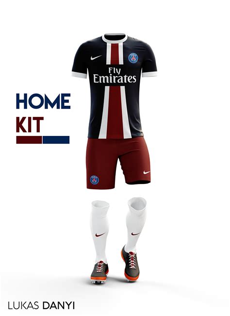 The psg kits are also available here in the recommended size to use them in the game easily. Paris Saint-Germain Football Kit 16/17. on Behance