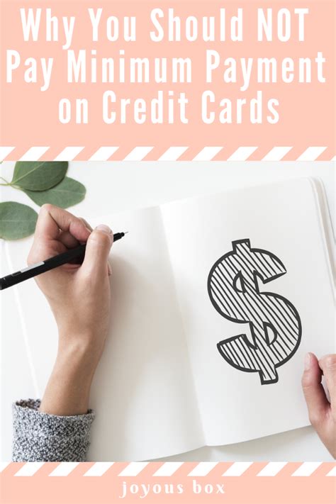This is the total you will pay to pay of this credit card debt if you use only minimum payments. Why You Should (Almost) Never Pay the Minimum Payment on ...