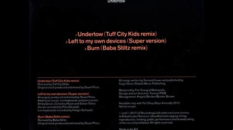 Left to my own devices. Pet Shop Boys - Left to my own devices (Super version 2017 ...