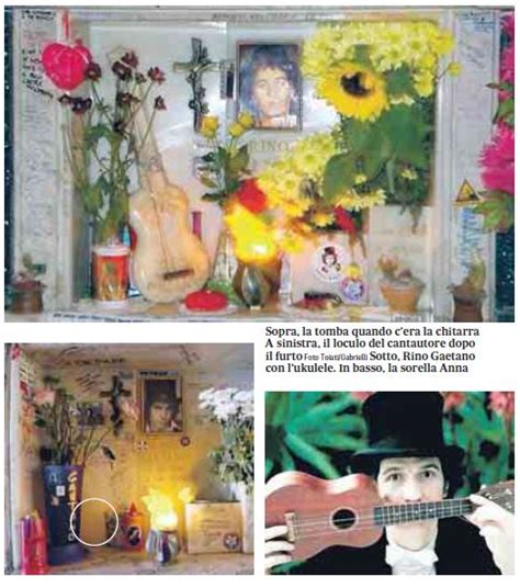 Piccolo omaggio ad un grande artistarino viveiscriviti al canale. La tomba di Rino Gaetano violata al Verano | Giornalettismo
