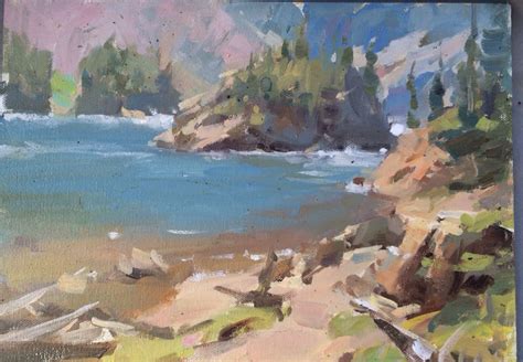 • this item is a fine art archival giclee print of a scenic lake shore scene which was painted in watercolors. Paintings of stuff Elk lake near walden co (With images ...