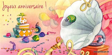 Et avec toi mon enfance n'a été que sourires. Joyeux anniversaire - Gris Taupe