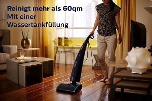 Die bodendüse wird besser gemächlich um gegenstände und ecken navigiert, da sich sonst schnell. Philips Aquatrio FC7080 01 Pro Test & Rezensionen - Nass ...