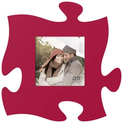 What kind of picture frames do michaels have? Puzzle Photo Frame - Red | Puzzle frame, Puzzle picture ...