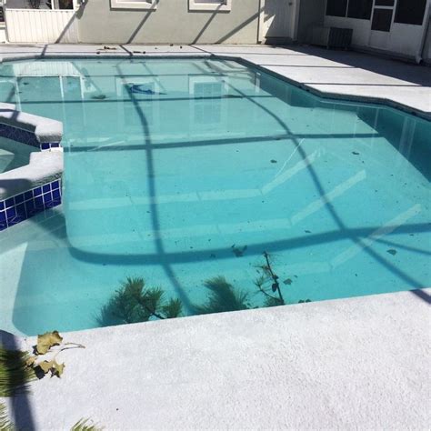 Since the pool area is now completely enclosed, and most pool enclosures have the option of including a locking door, the area becomes increasingly secure even from the inside. What to do with dull grey concrete in enclosed pool area ...