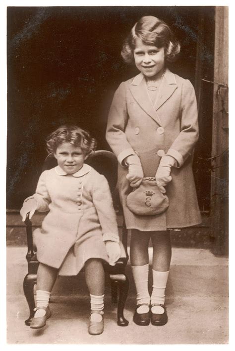 Queen elizabeth ii and princess margaret: Elizabeth II With Her Sister Margaret Photograph by Mary Evans Picture Library